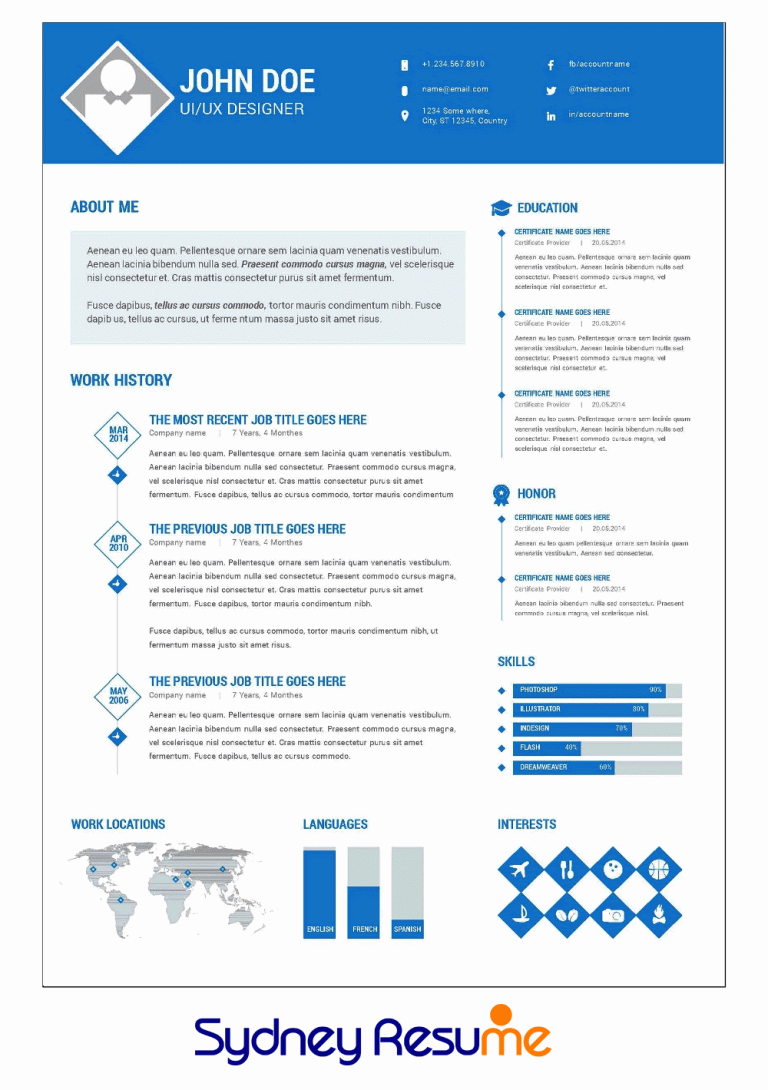 resume writer sydney